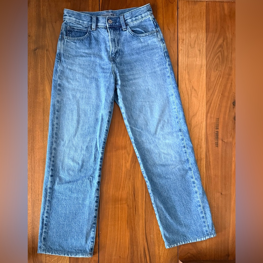 JW Anderson Uniqlo Denim Jeans womens size 23x31 (27x27) READ